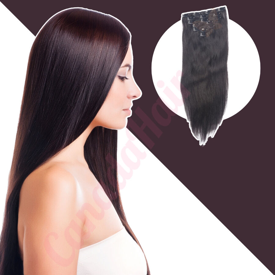 Clip in hair extensions 1b sale